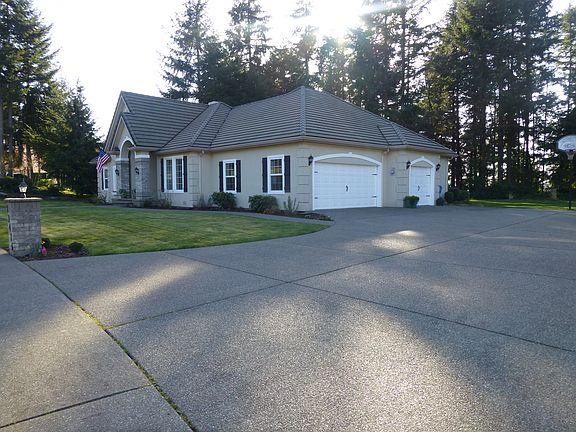 Extra long and wide driveway