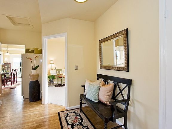 Entrance. Hard wood floors thruout main area.