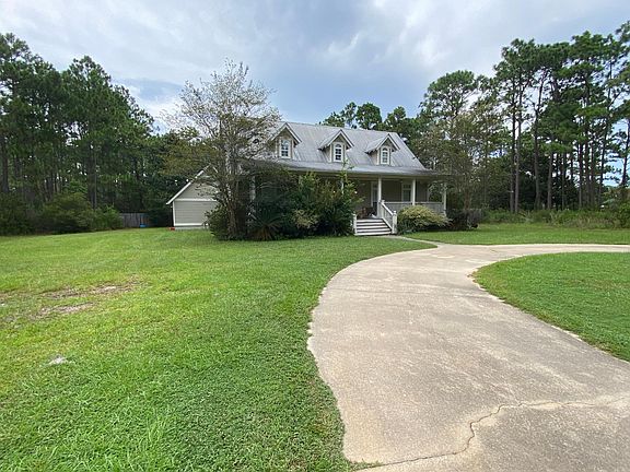 Driveway and front of house