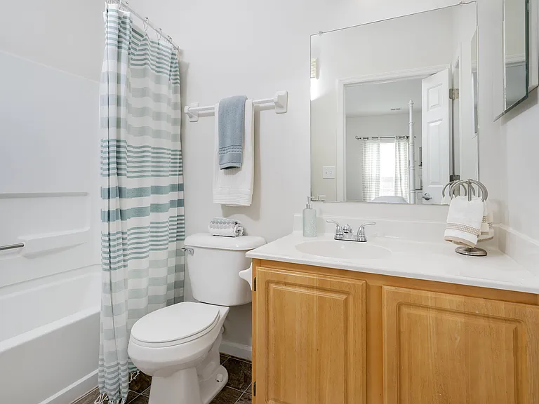 Start your day in a bright, clean, and thoughtfully designed bathroom with comfort and style.