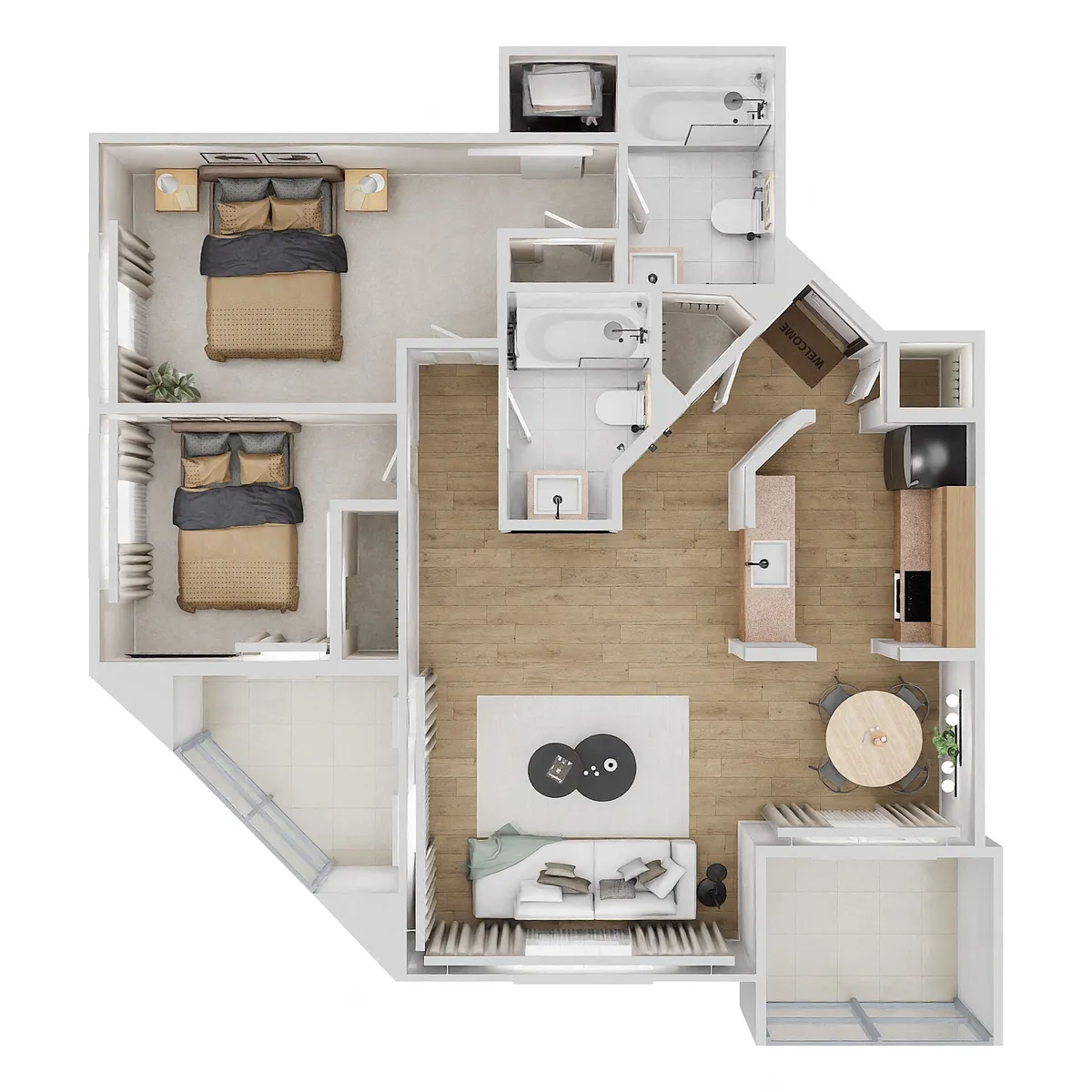 Floor plan B1