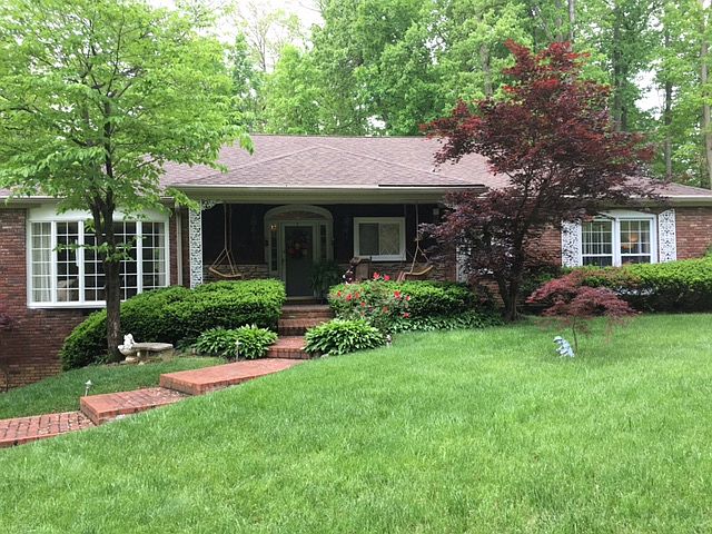 Beautiful park setting