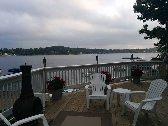 Lake view from deck