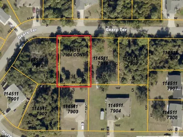 LOT 11 Geary Ter Lot 4, North Pt, FL 34288