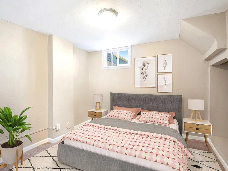 Bedroom 4. This image shows a virtually furnished space. Bedrooms come unfurnished.
