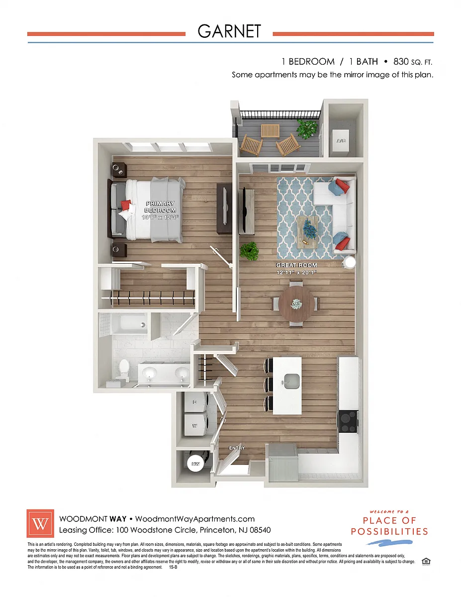 Floor plan Garnet