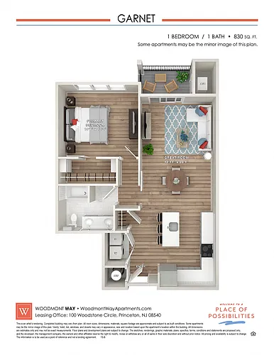 Floor plan Garnet