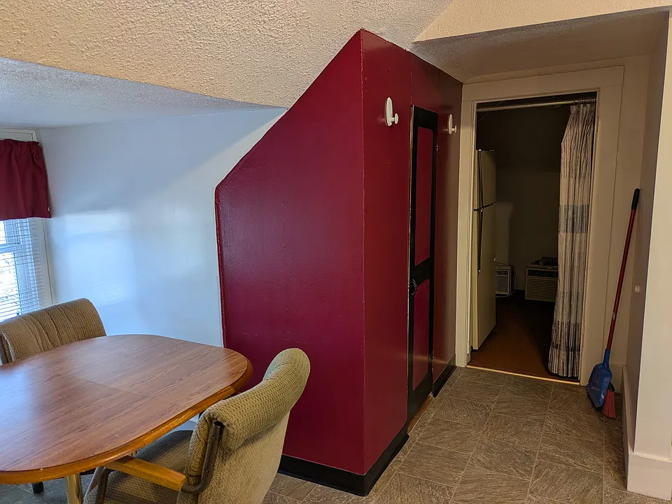 Kitchen, closet and storage room