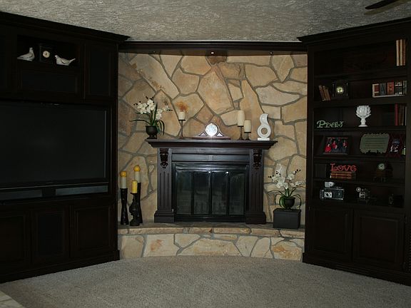 Custom TV,bookcase,mantle