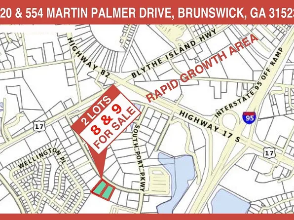 520 & 554 Martin Palmer Dr, Brunswick, GA 31523