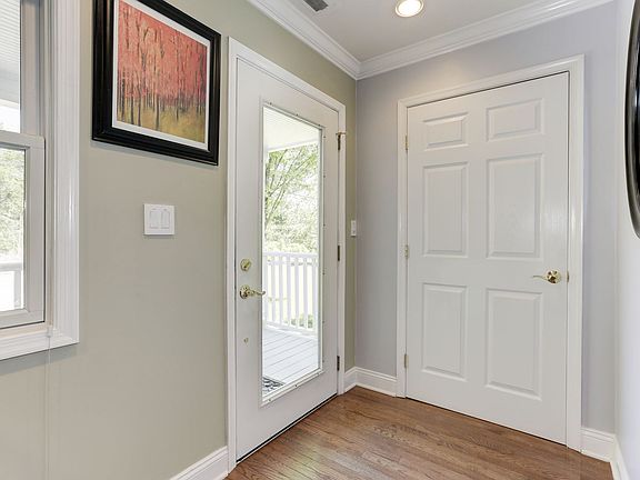Bright and inviting foyer.
