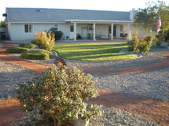 Part of park-like back yard