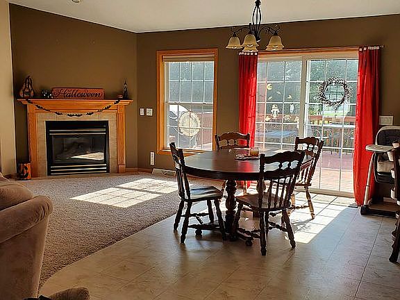 Dining Room and Fireplace