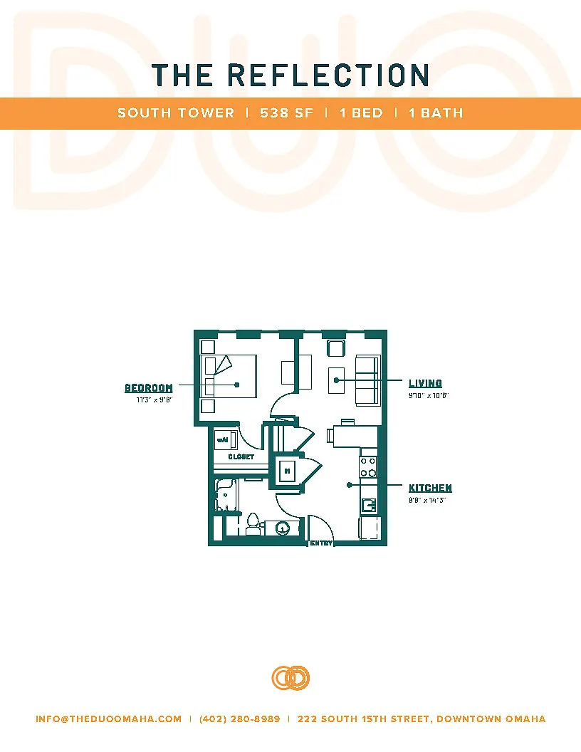 Floor plan The Reflection