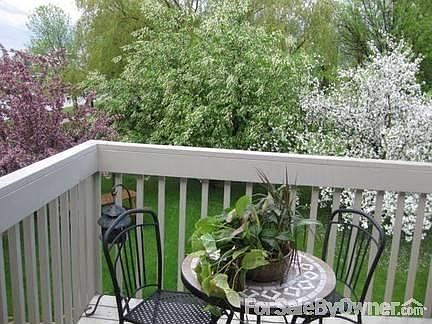 Spring bloom from upper deck