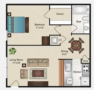 Floor plan A1F