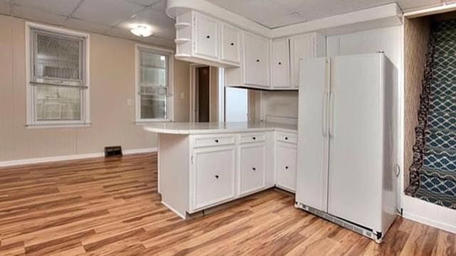 Kitchen with room for a table (left side of picture)