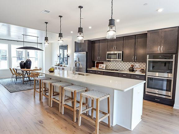Kitchen with stainless appliances