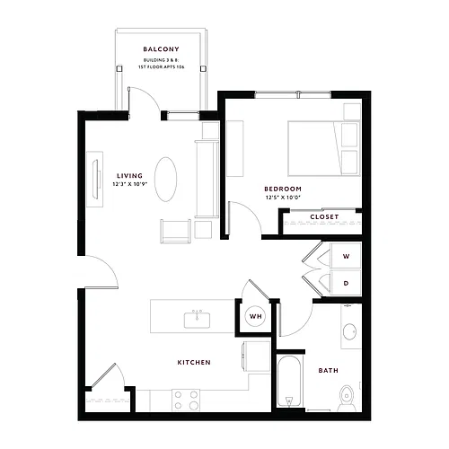 Floor plan Buffalo Grass