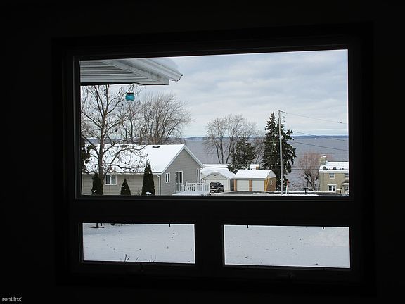 view out living room window