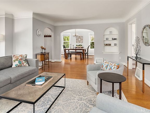 Stunning hardwoods provide effortless flow throughout the home.