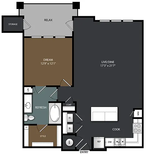 Floor plan A4 West