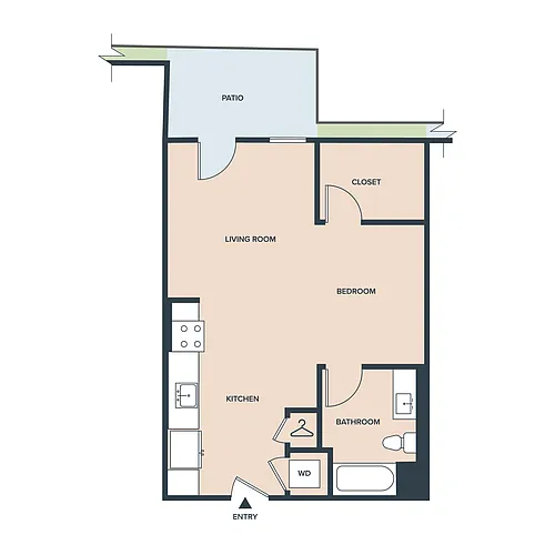 Floor plan Q