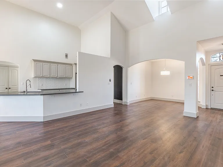 Living Room - Kitchen and Dining Room View