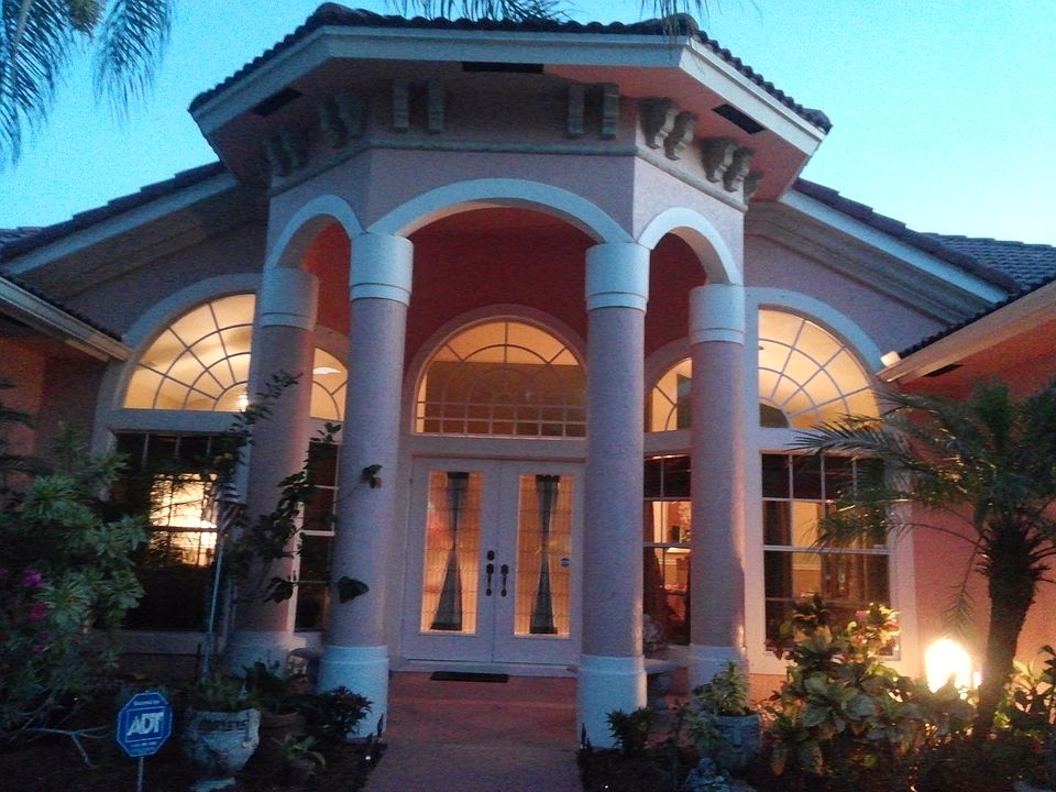 Beautiful Columned Entry