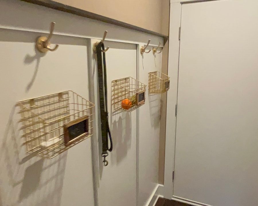 Floor 1: Garage Entry w/ Built in drop station