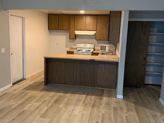 Dining room and kitchen