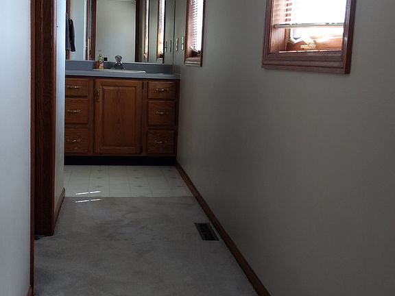 Master bedroom hall to bath