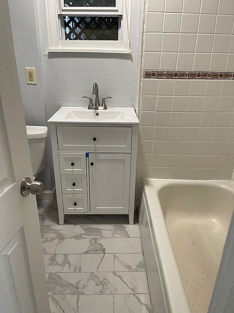 Newly updated bathroom