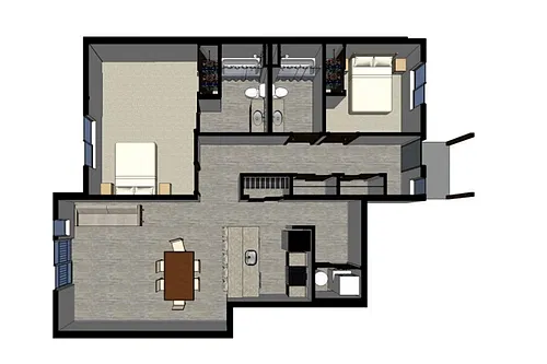 Floor plan Wallace Falls