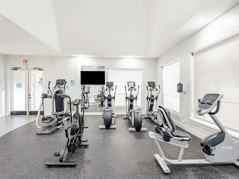 Reach your fitness goals with access to plenty of free weights and cardio machines.