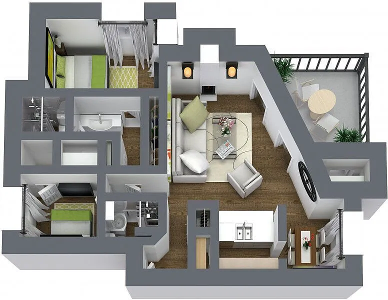 Floor plan B3 Classic