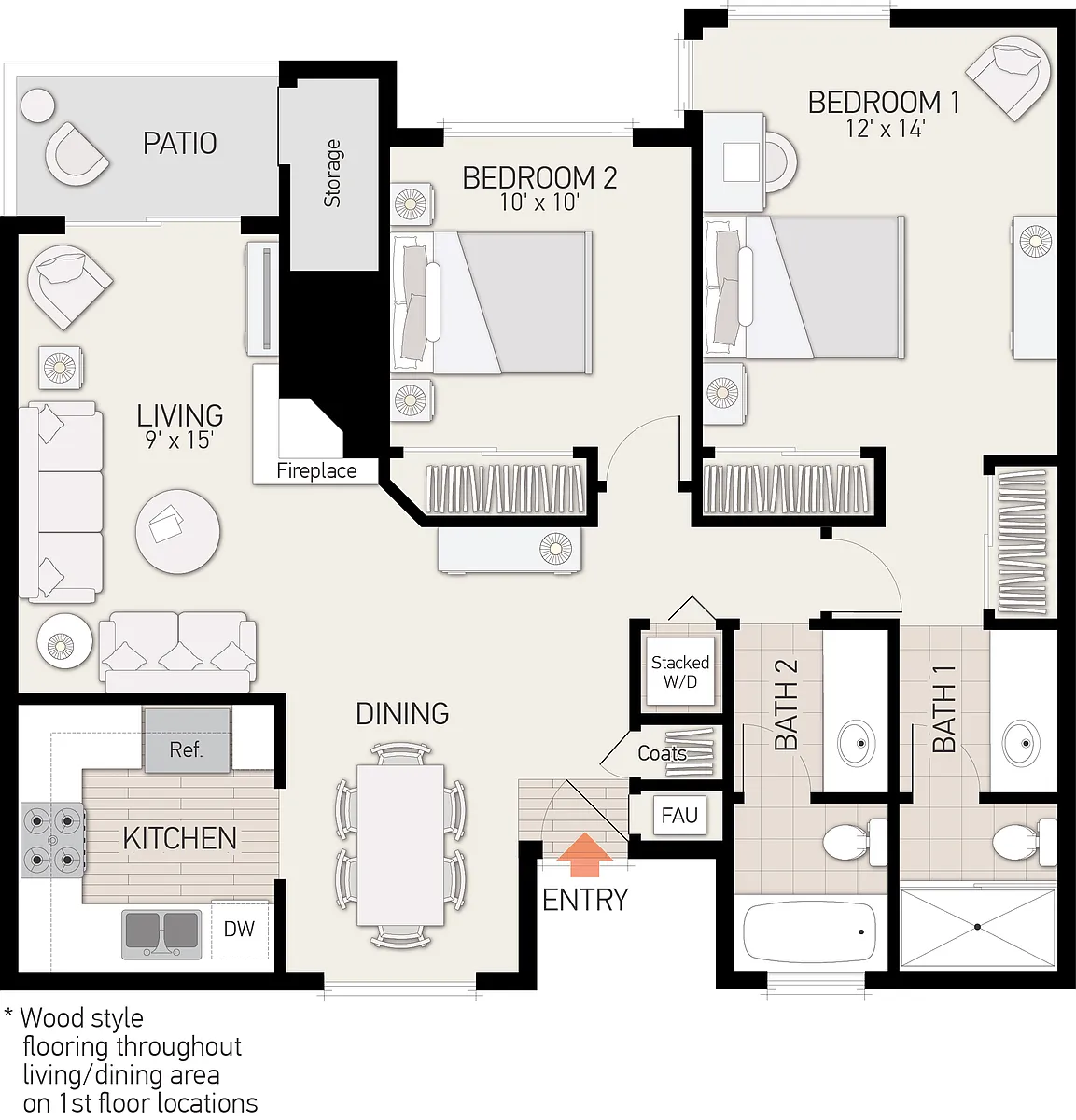 Floor plan Plan J