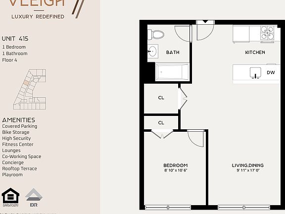 2nd image of 77-63 Vleigh Pl #415