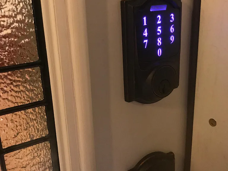 Guests love the electronic - no keys to lose!