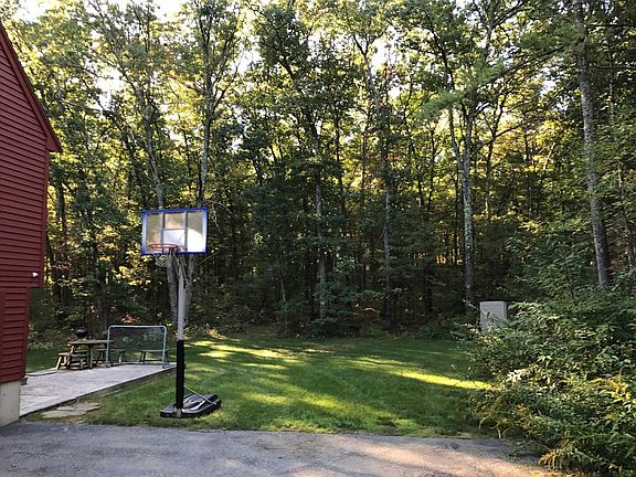 Back yard, woods go way back