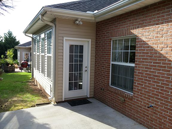 patio off of sunroom