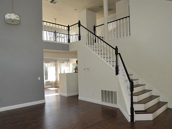 high ceiling living room