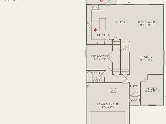 Mesilla Floor Plan, Quick Move-in Home, Floor 1