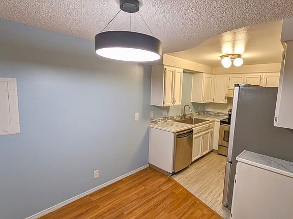 Dining area and kitchen