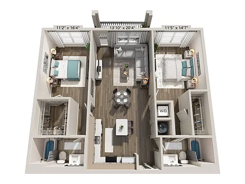 Floor plan B3