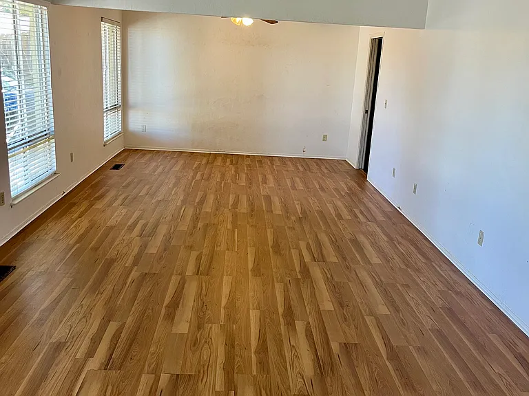 Living and dining rooms