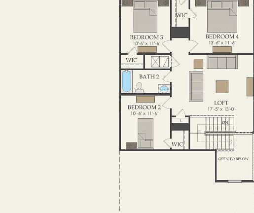 Second Floor 4 br 2.5 ba