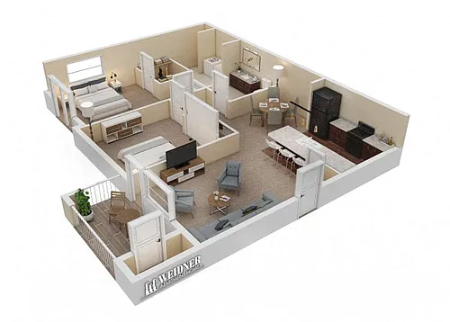Floor plan Montebella Furnished
