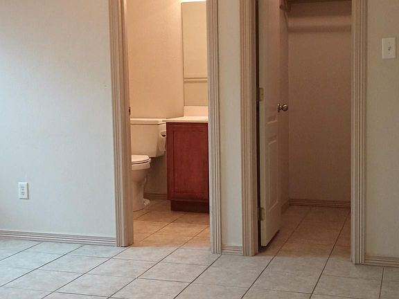 LARGE MASTER BR with walk in closet, back of the house