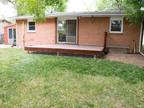 Back yard deck.